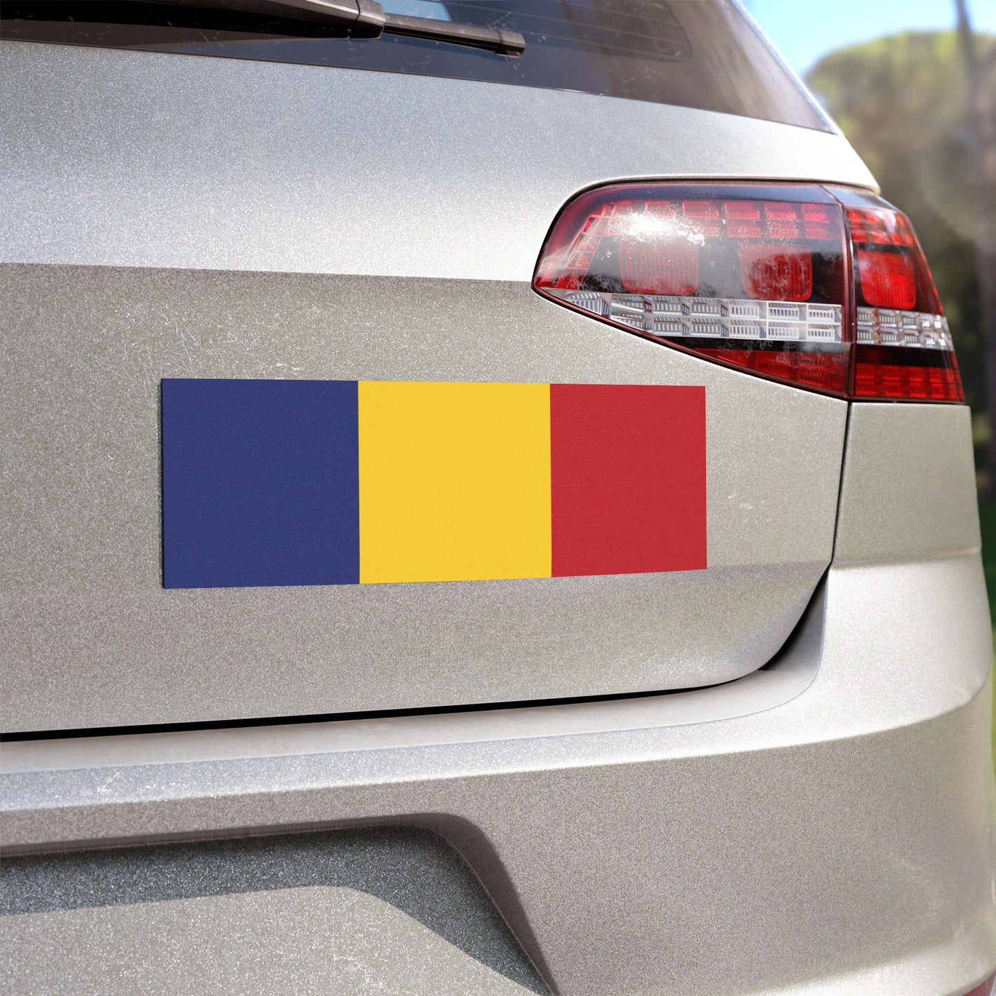 Romania Flag Car Magnet