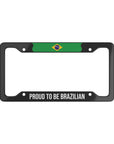 Proud to be Brazilian Car Plate Frame
