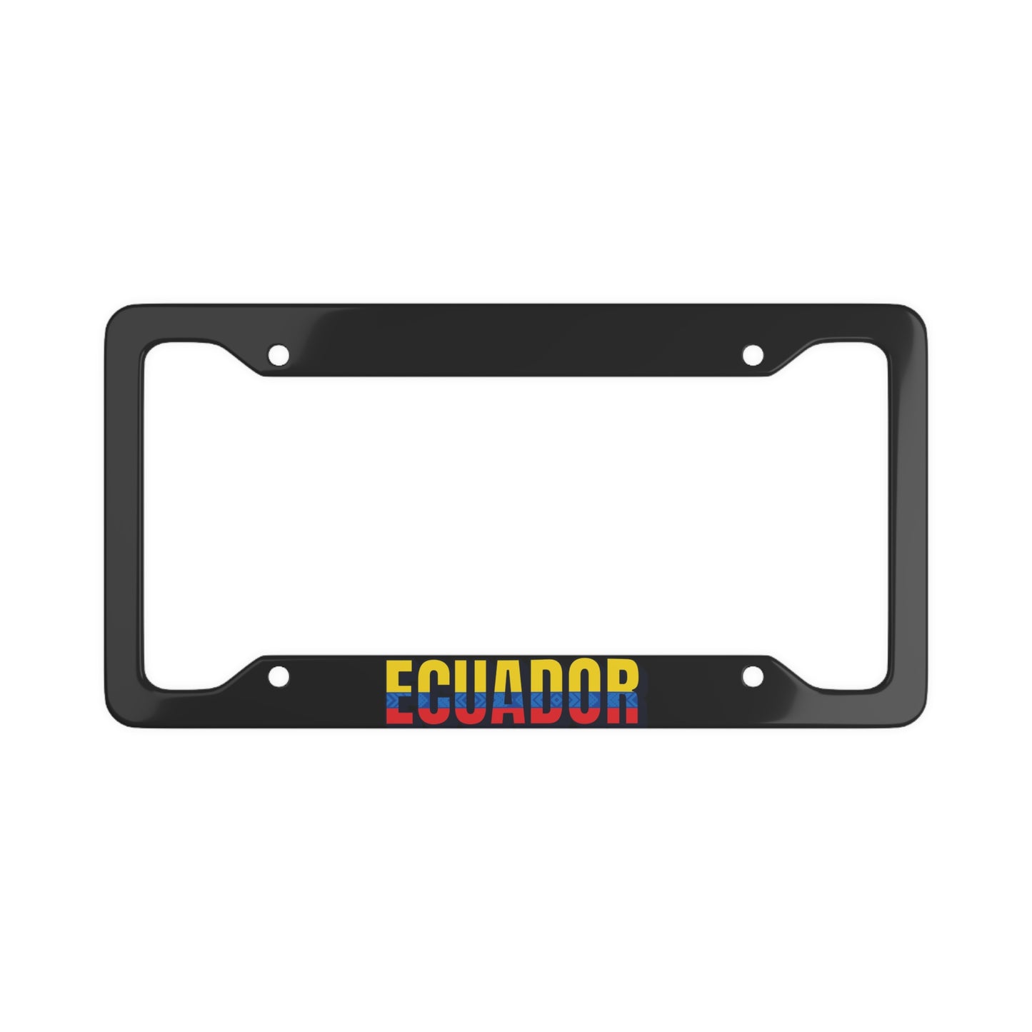 Ecuador Country Flag Car Plate Frame