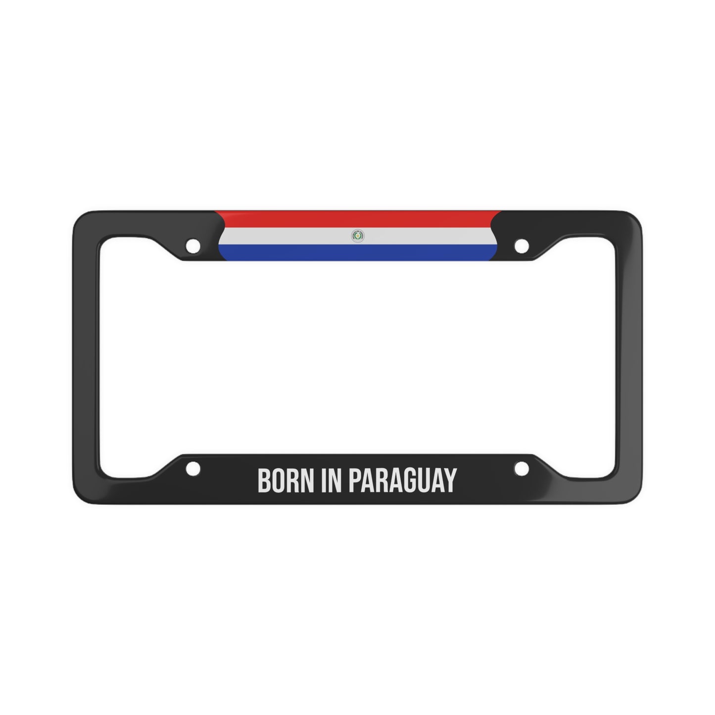 Born in Paraguay Premium License Plate Frame