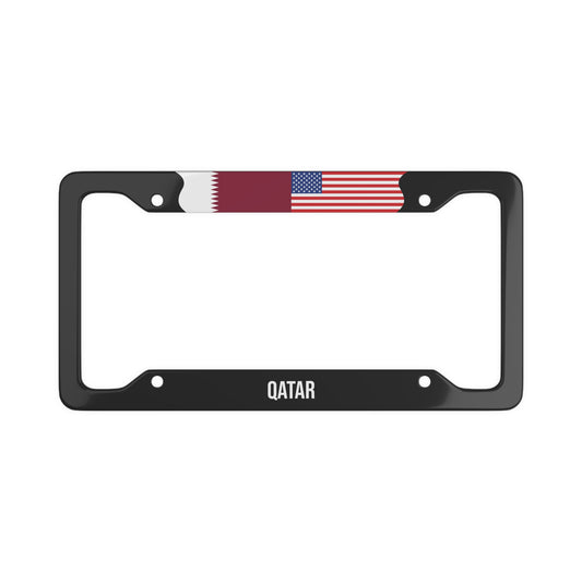 Qatar USA Premium License Plate Frame