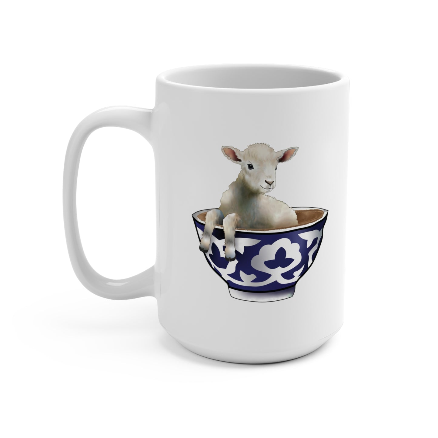 Sheep in the cup Mug 15oz
