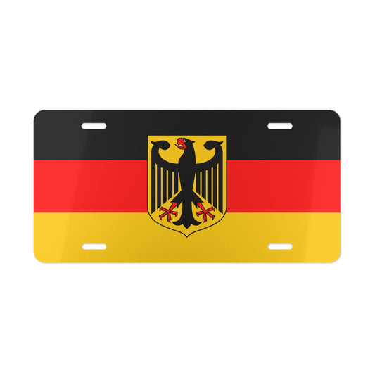 Germany Coat of Arms Flag Vanity Plate