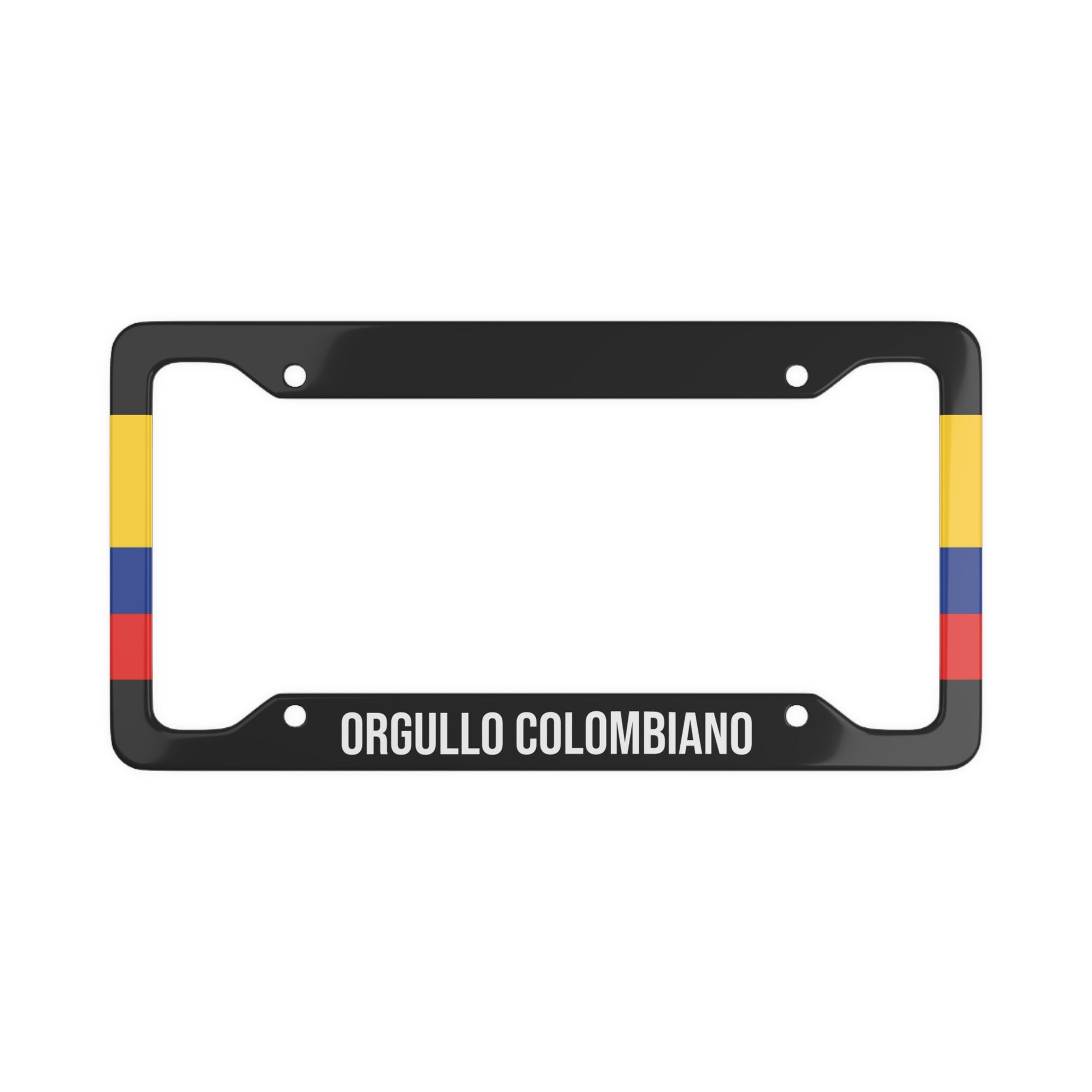 Orgullo Colombiano, Colombia Side Flag Car Plate Frame