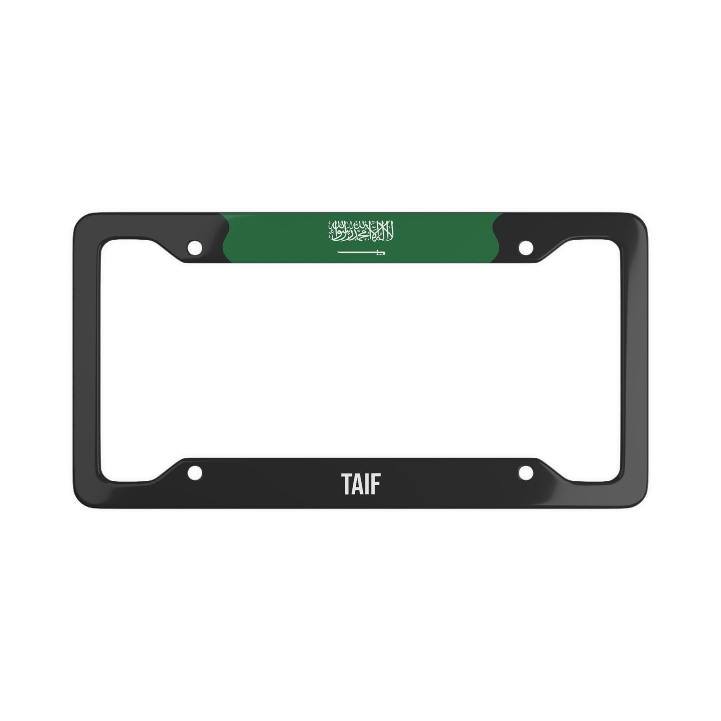 Taif Saudi Arabia Premium License Plate Frame