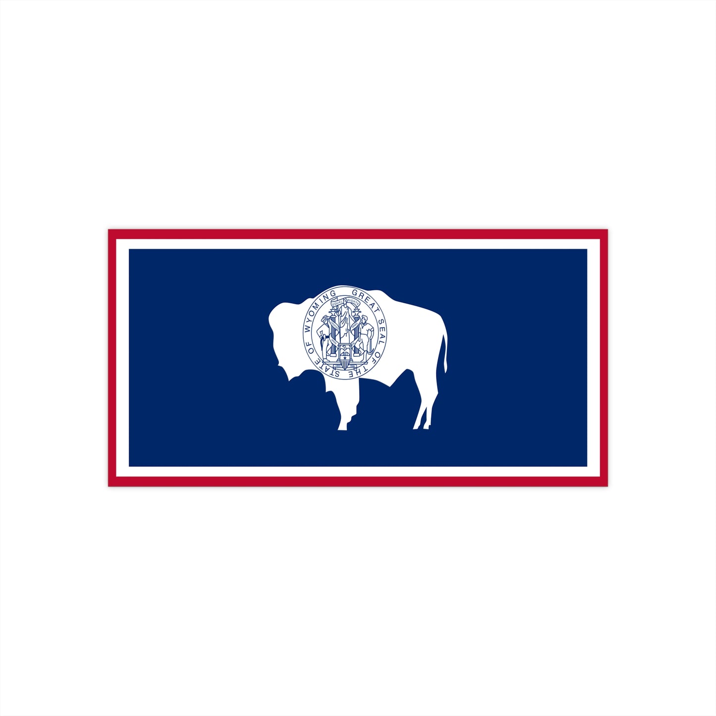 Wyoming Flag Bumper Stickers