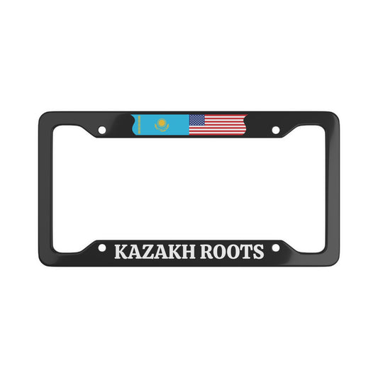 Kazakh Roots License Plate Frame