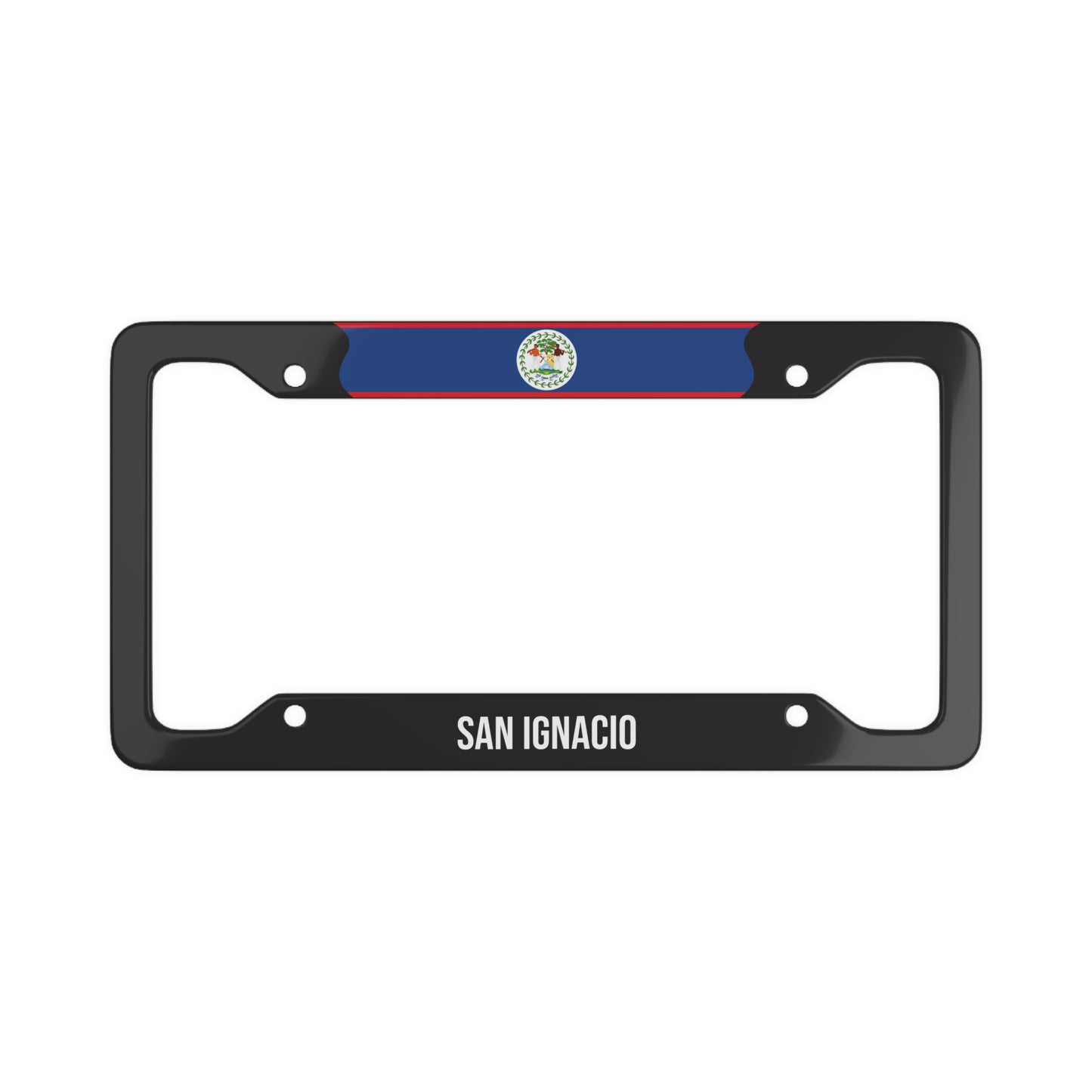 San Ignacio Belize Premium License Plate Frame