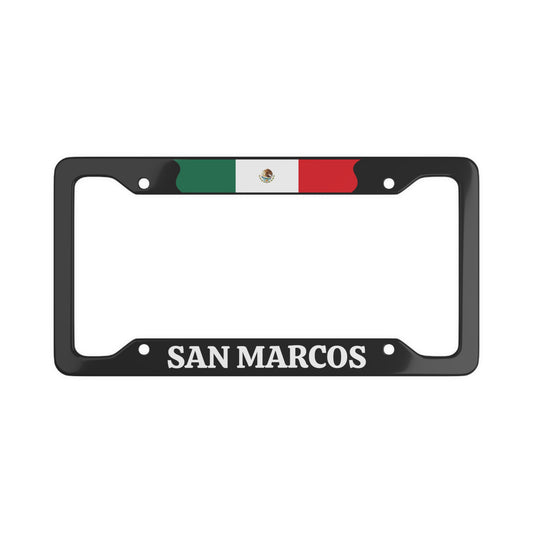 San Marcos License Plate Frame