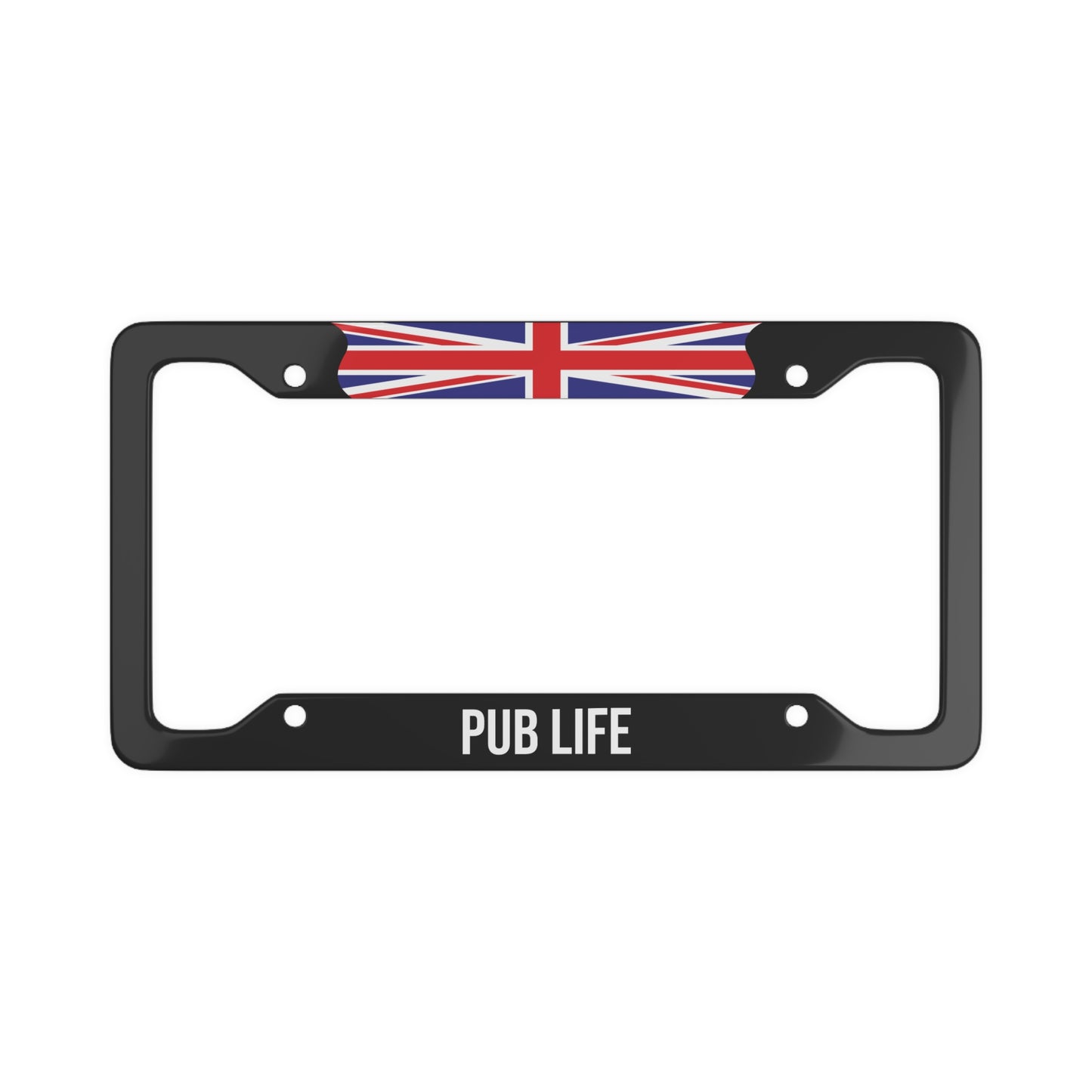 Pub Life UK Flag Car Plate Frame