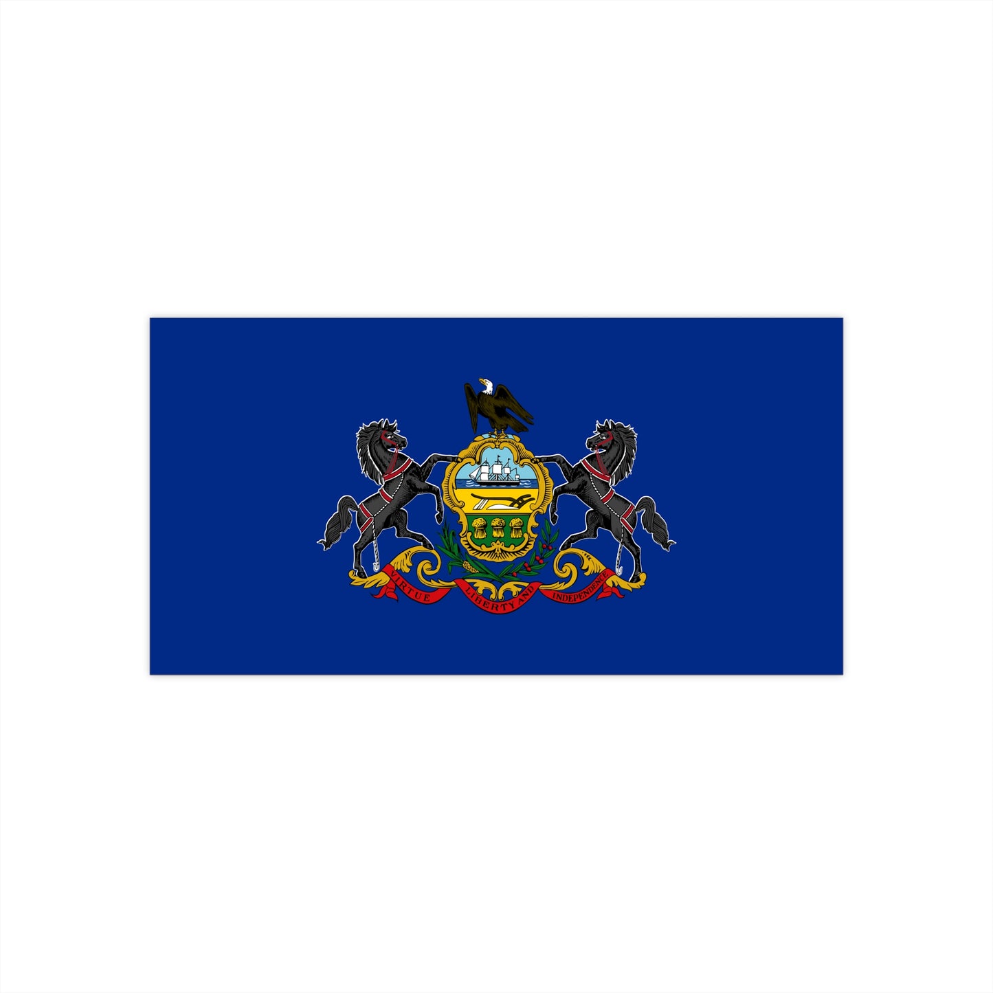 Pennsylvania Flag Bumper Stickers