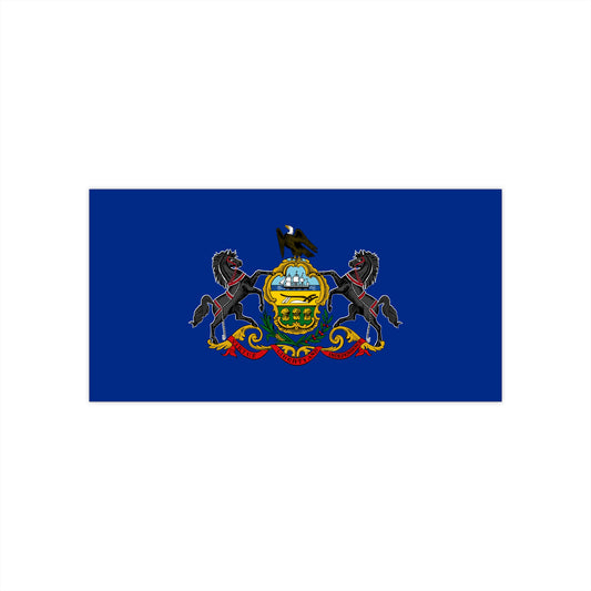 Pennsylvania Flag Bumper Stickers