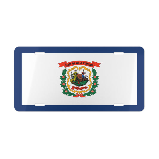 West Virginia State Flag, USA Vanity Plate