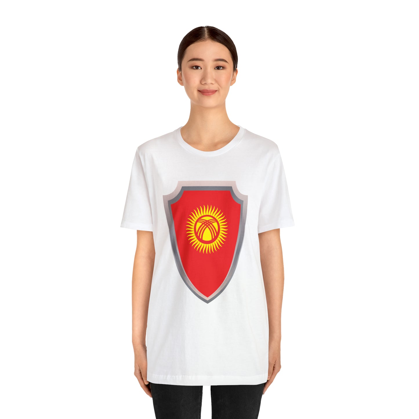 Hero Kyrgyzstan Flag Unisex Jersey Short Sleeve Tee