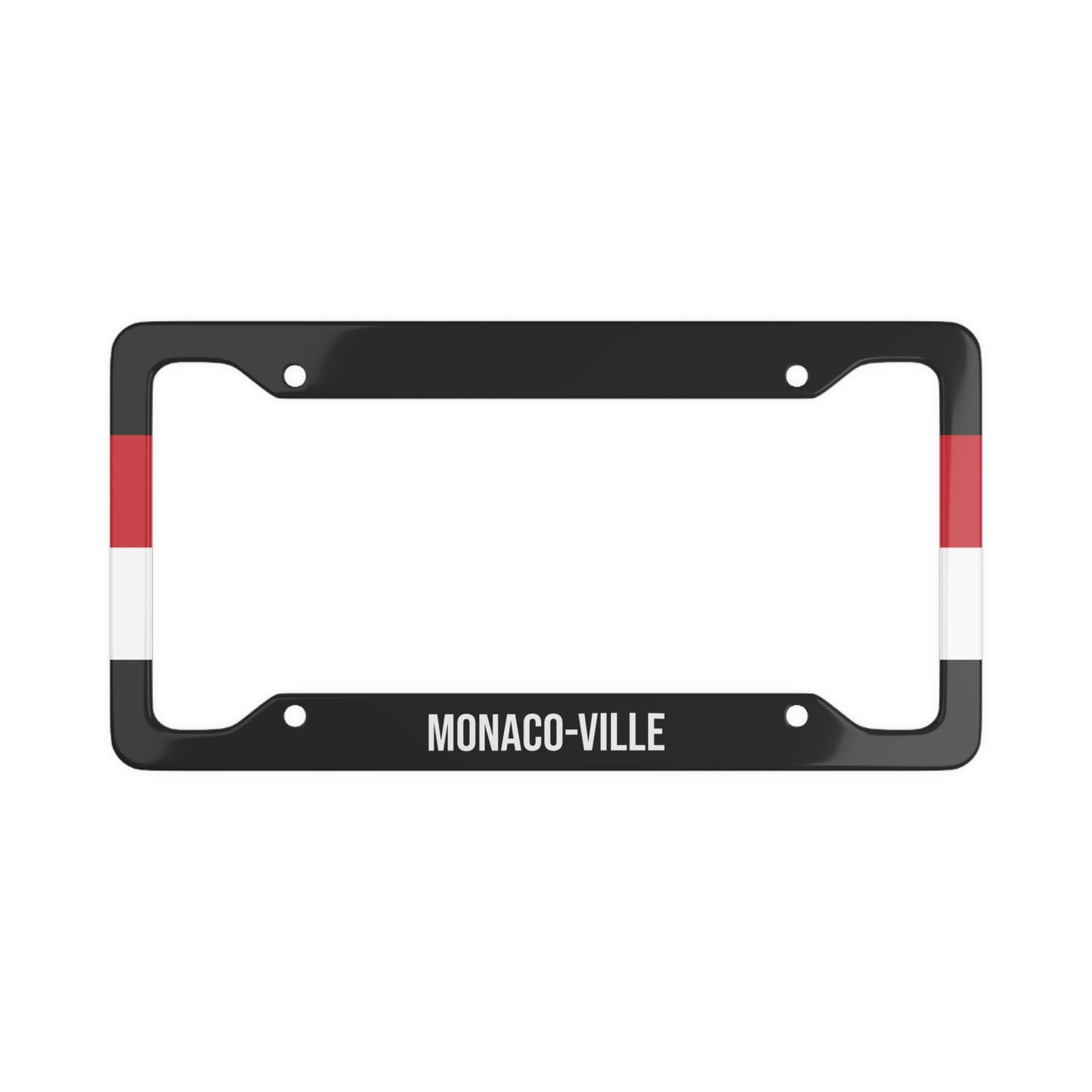 Monaco-Ville Flag Car Plate Frame