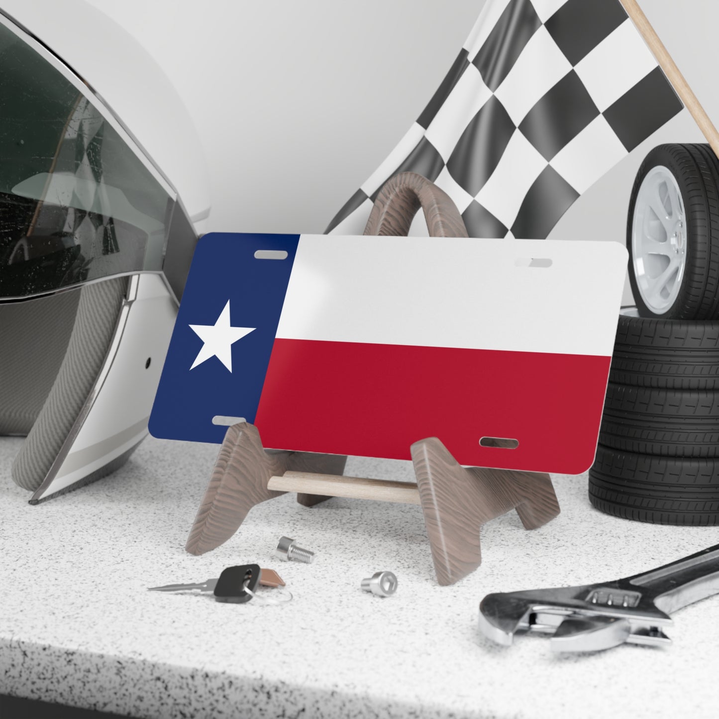 Texas State Flag, USA Vanity Plate