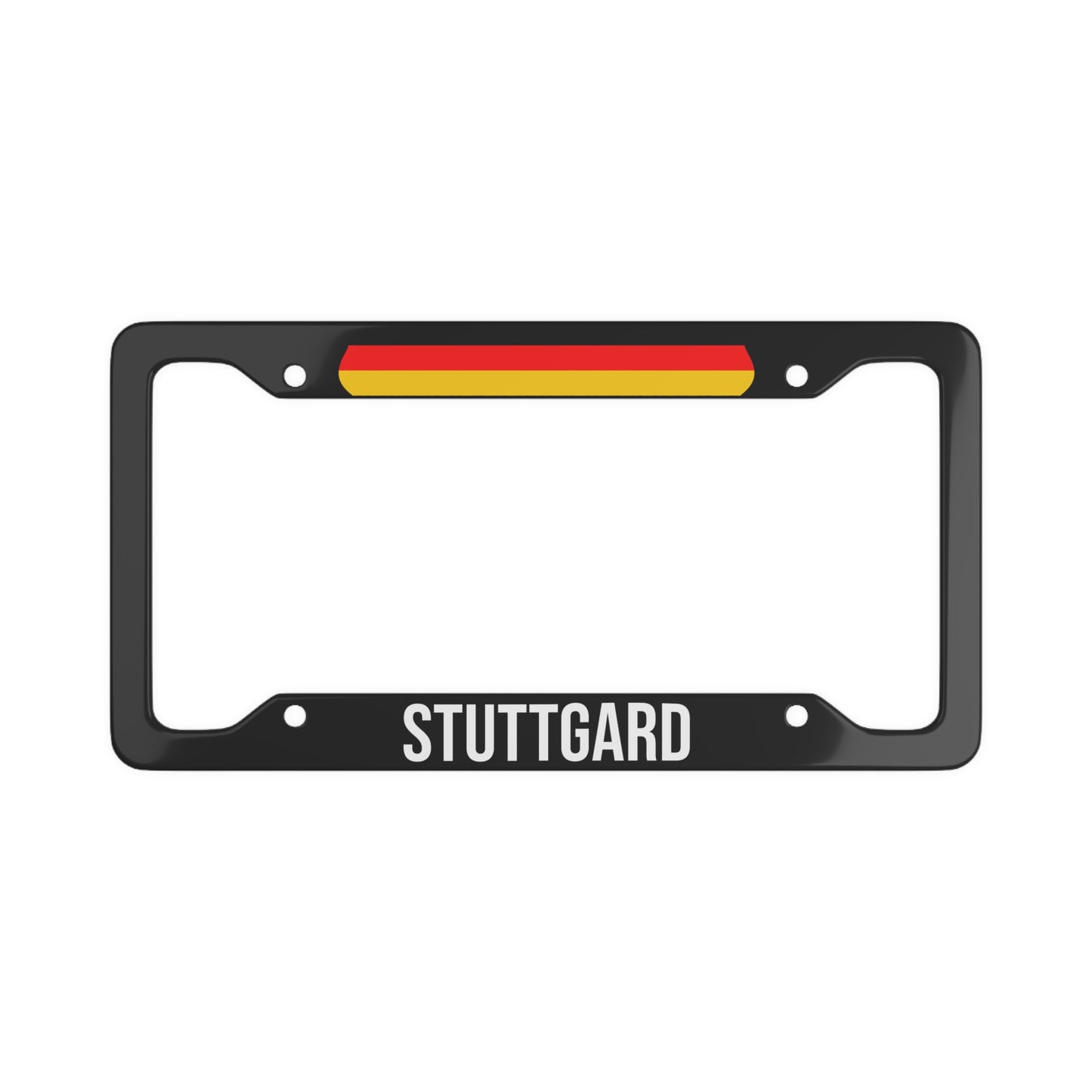 Stuttgard Germany Flag Car Plate Frame