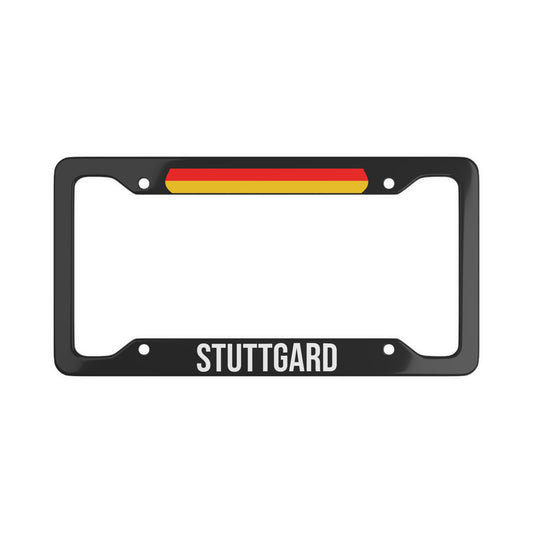 Stuttgard Germany Flag Car Plate Frame