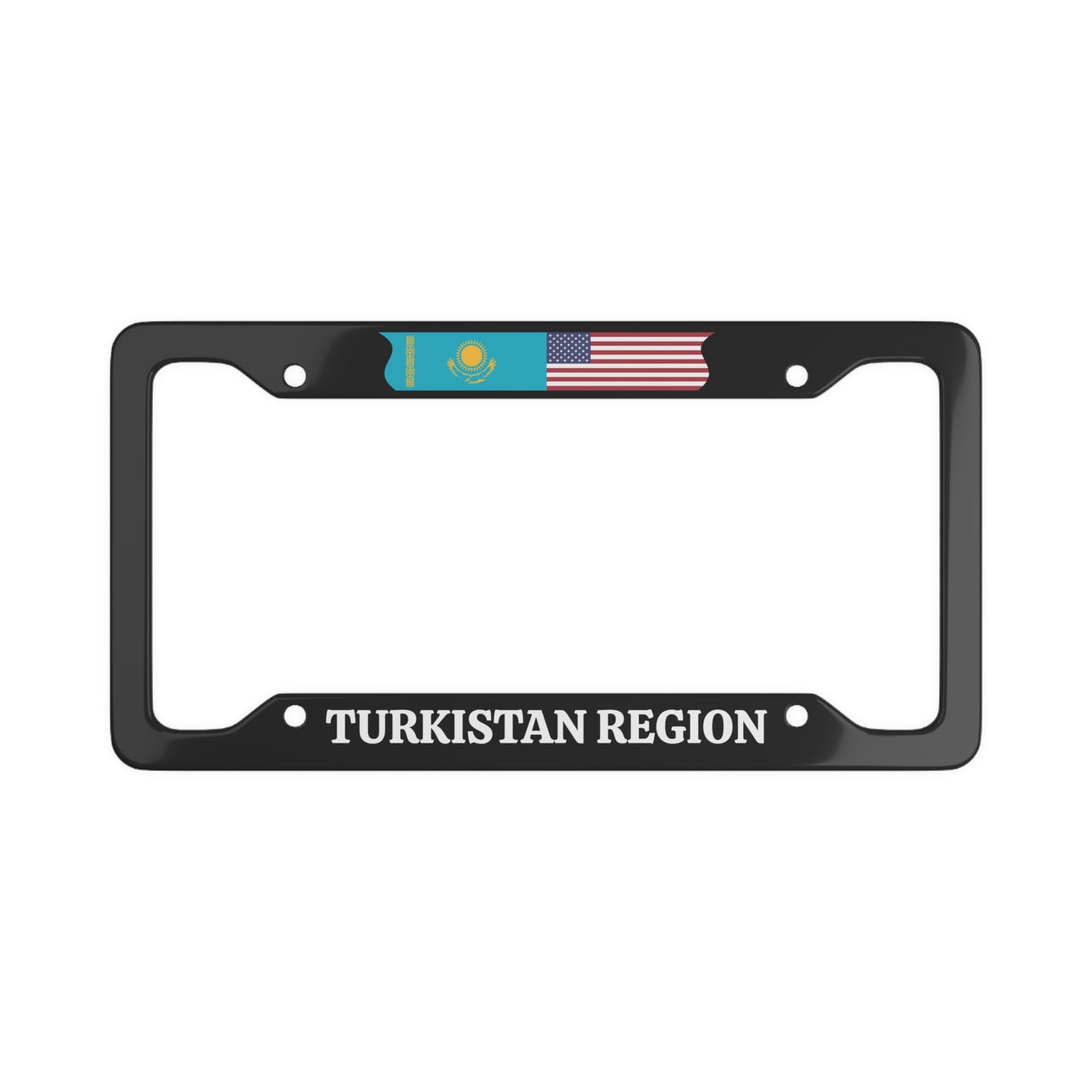 Turkistan Region License Plate Frame