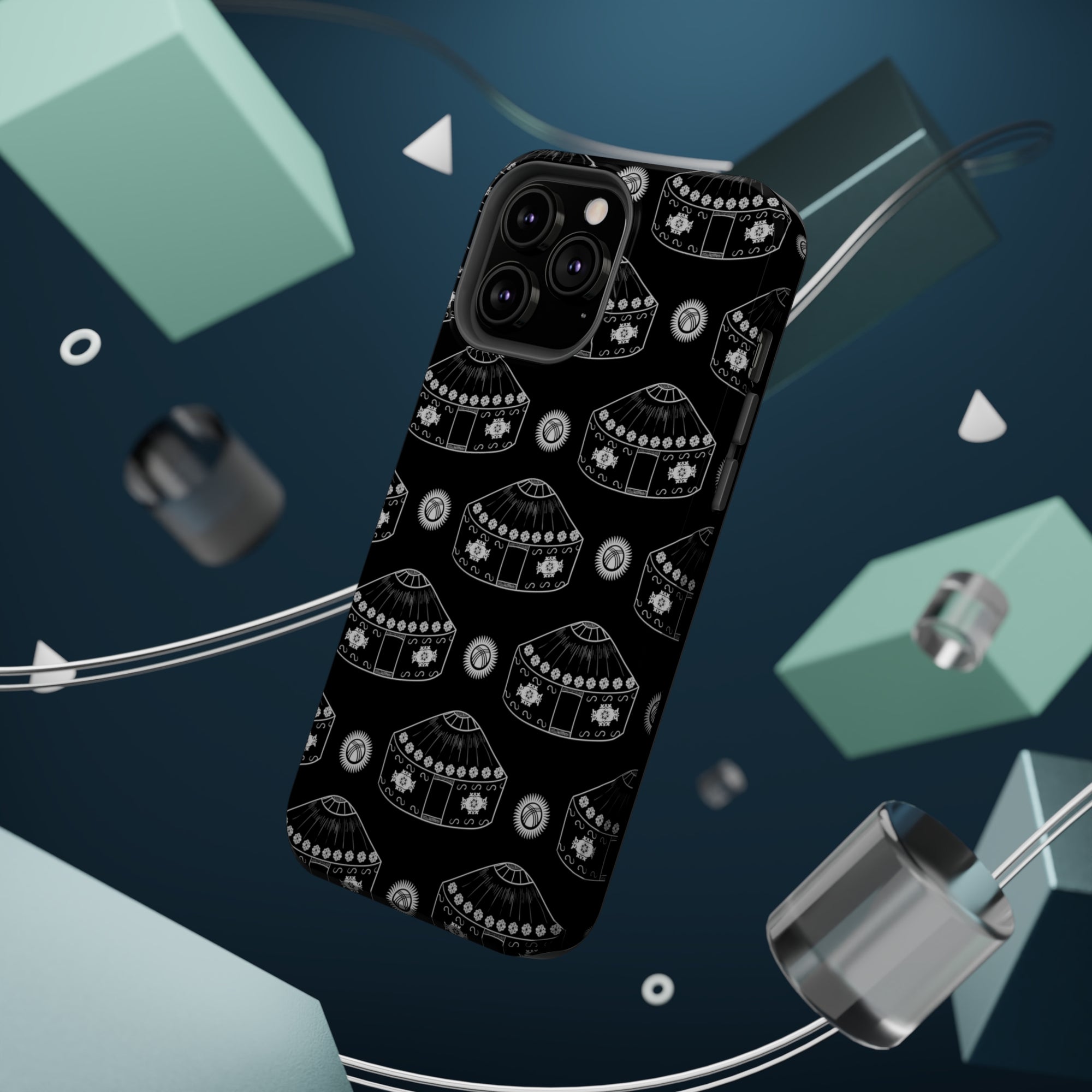 Kyrgyzstan Yurt Pattern MagSafe Tough Cases