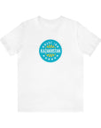 Made in KZ Front and Back Unisex Short Sleeve Tee