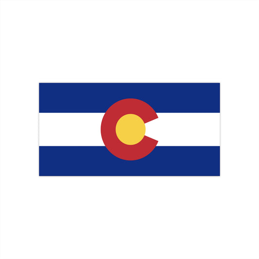 Colorado Flag Bumper Stickers