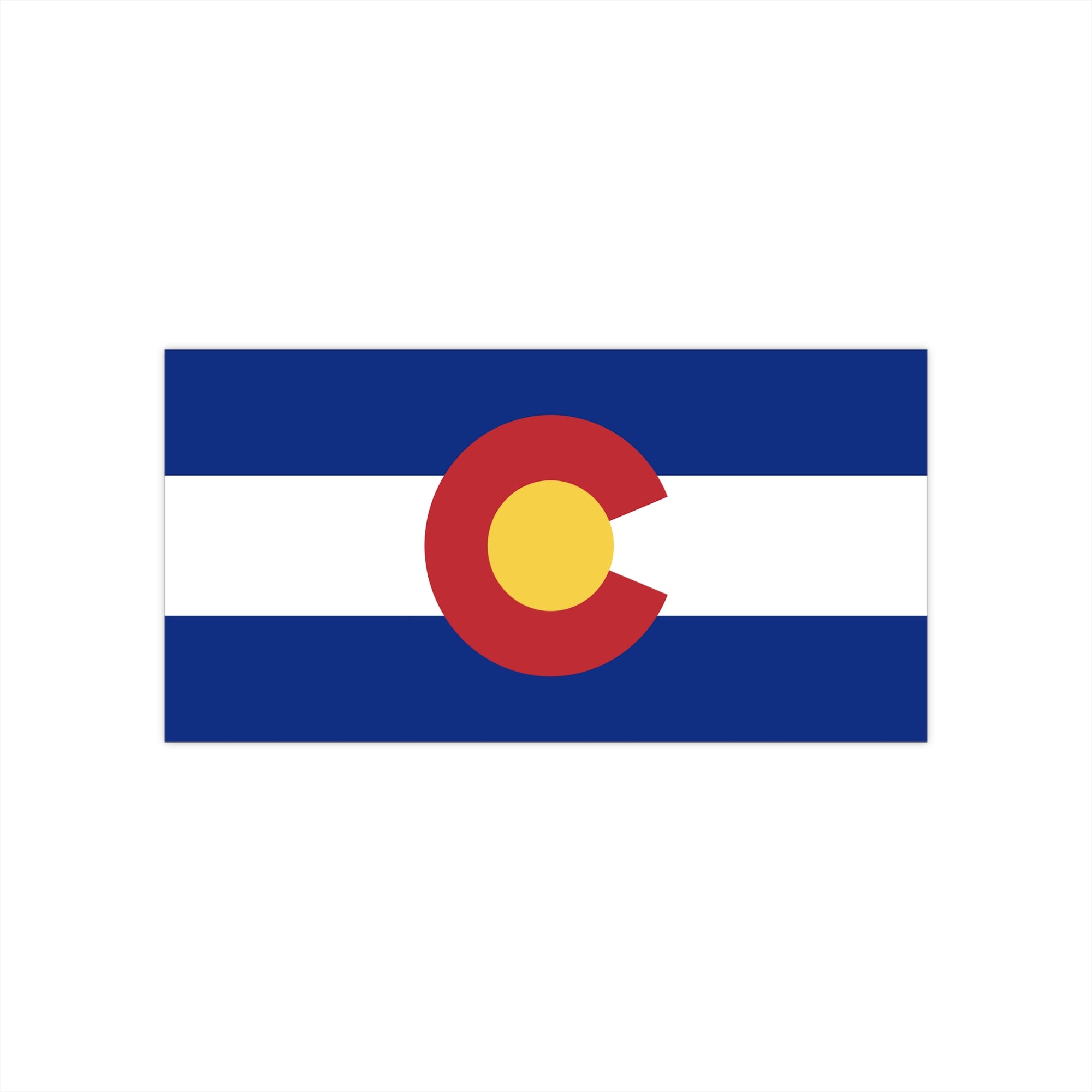 Colorado Flag Bumper Stickers