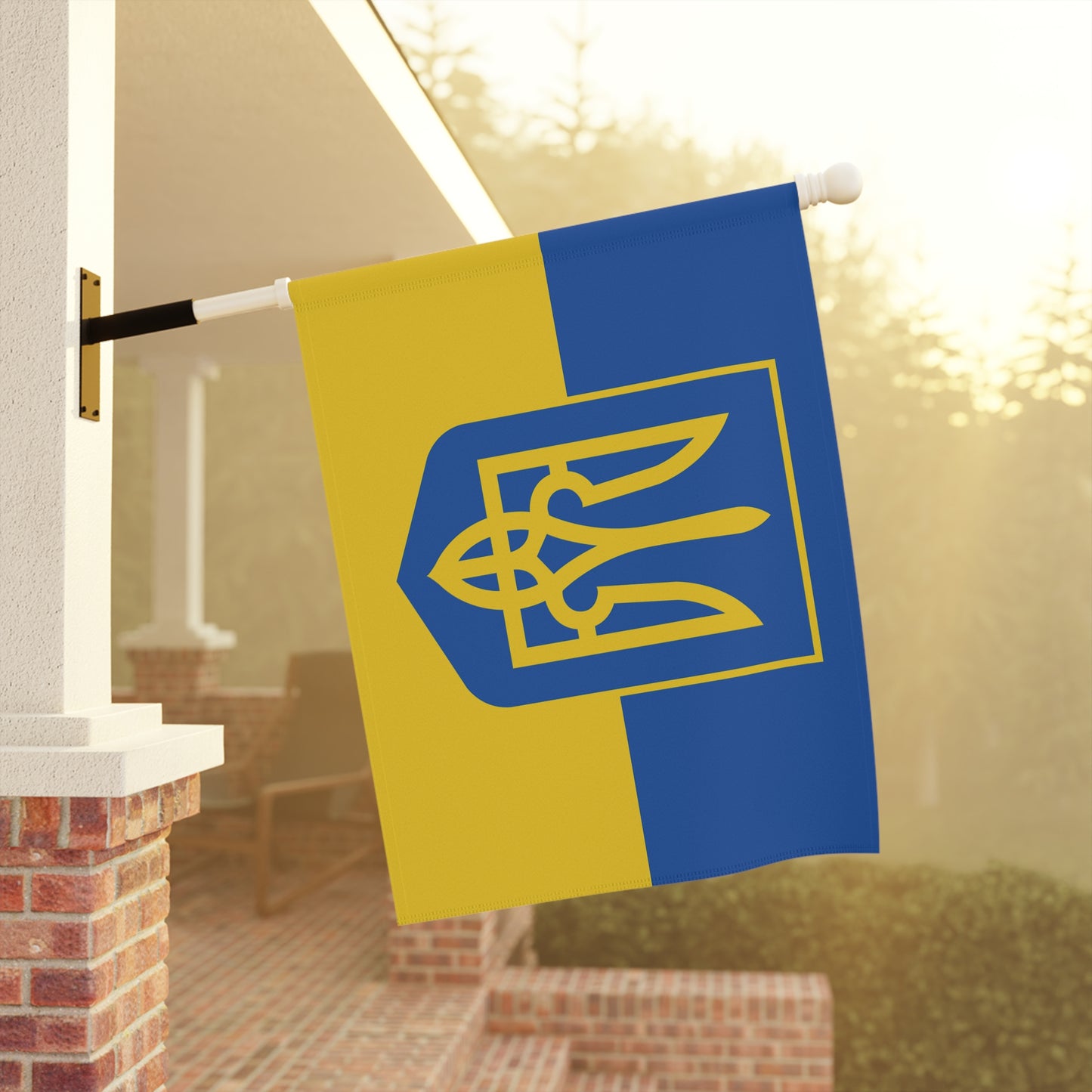 Ukrainian Flag Garden & House Banner