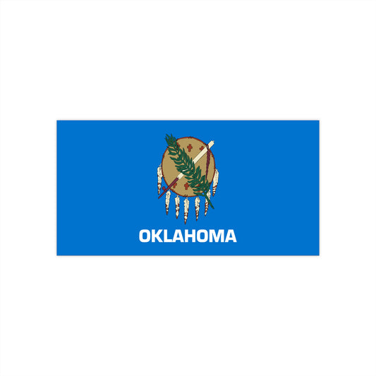 Oklahoma Flag Bumper Stickers