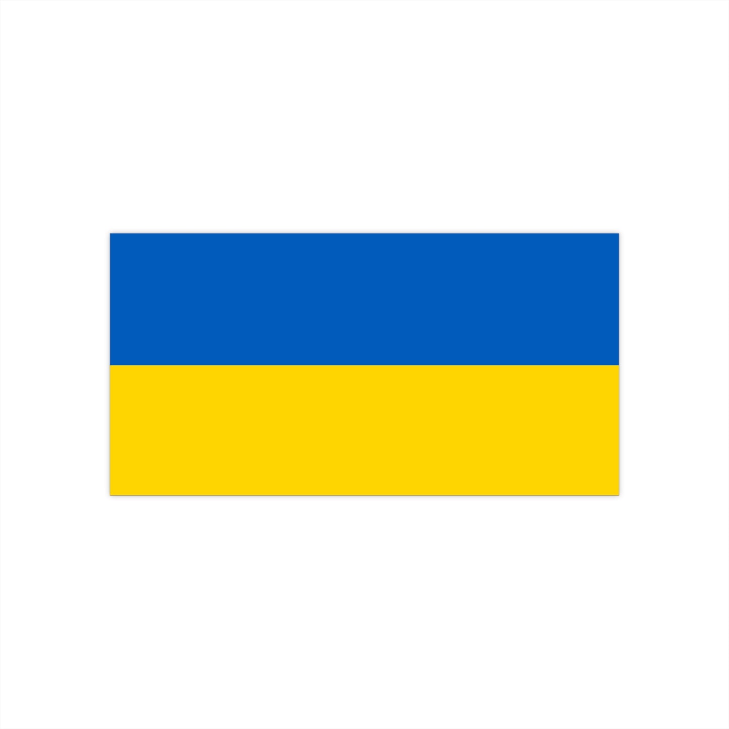 Ukrainian Flag Bumper Stickers