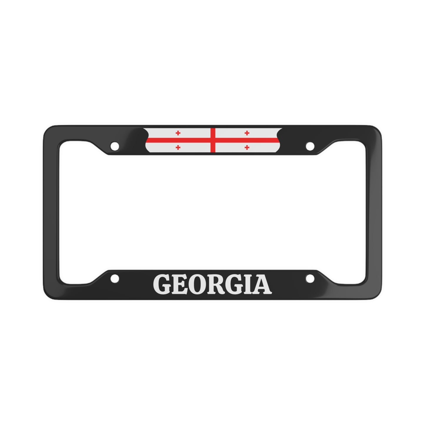 Georgia with single flag License Plate Frame