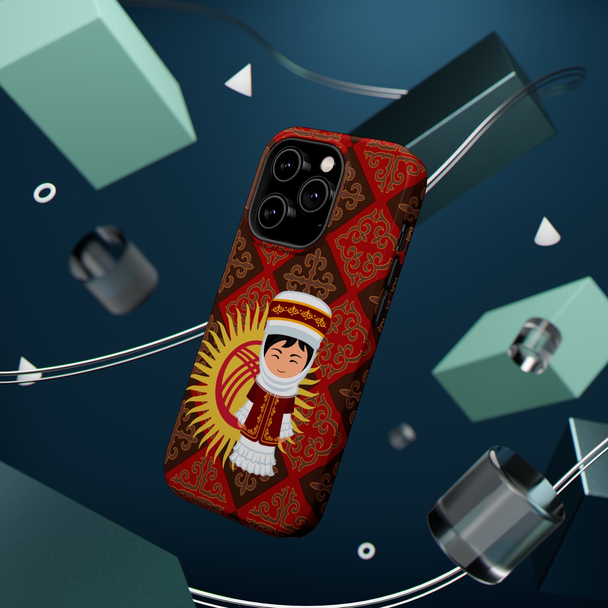 Kyrgyzstan Traditional Clothing MagSafe Tough Cases