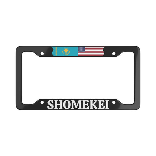 SHOMEKEI with flag License Plate Frame