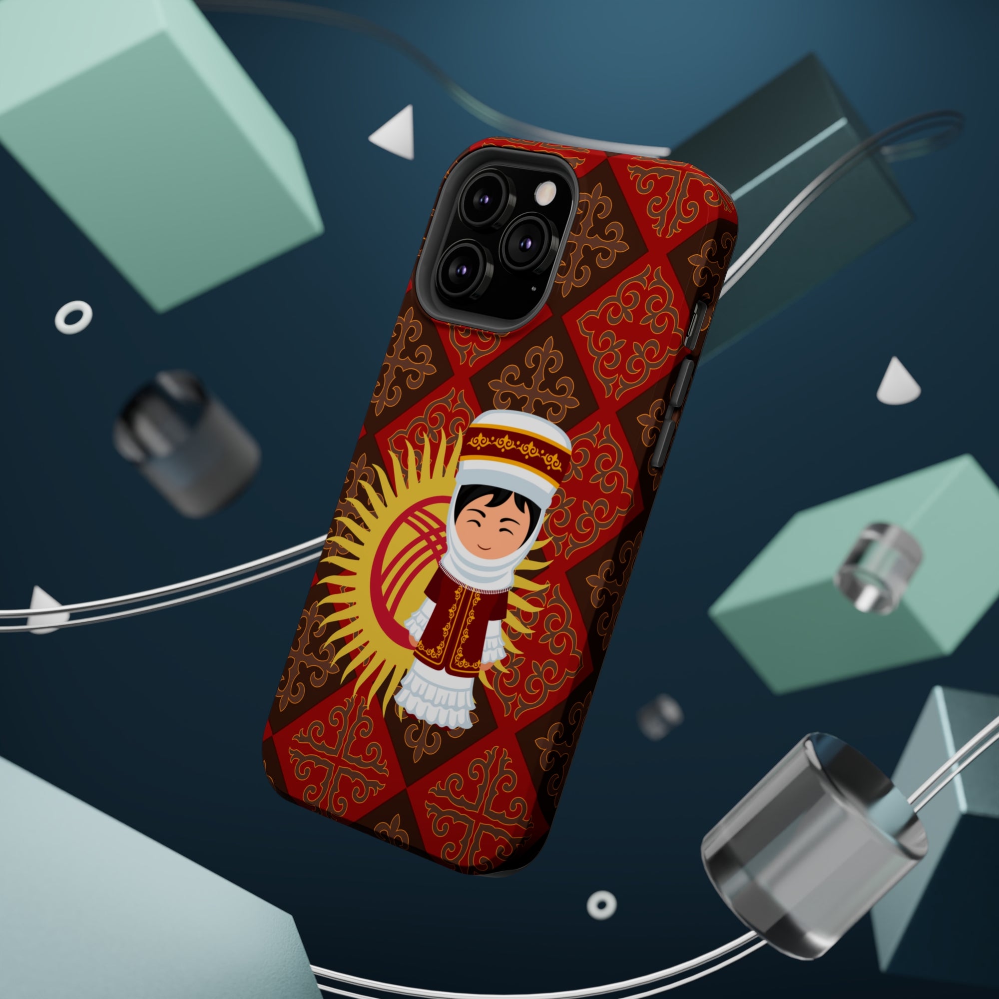 Kyrgyzstan Traditional Clothing MagSafe Tough Cases