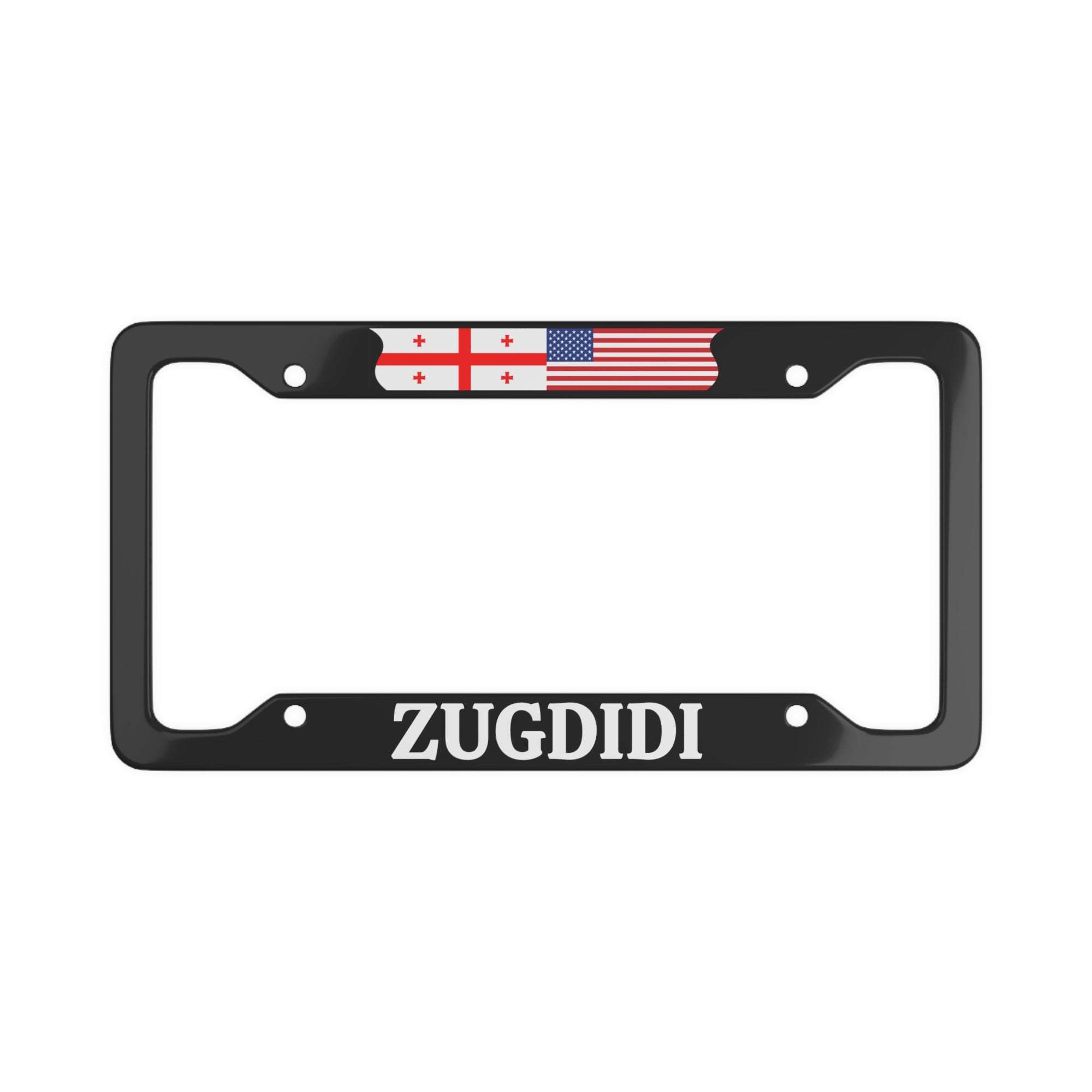 ZUGDIDI Georgia Flag License Plate Frame