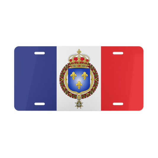 France Coat of Arms Vanity Plate