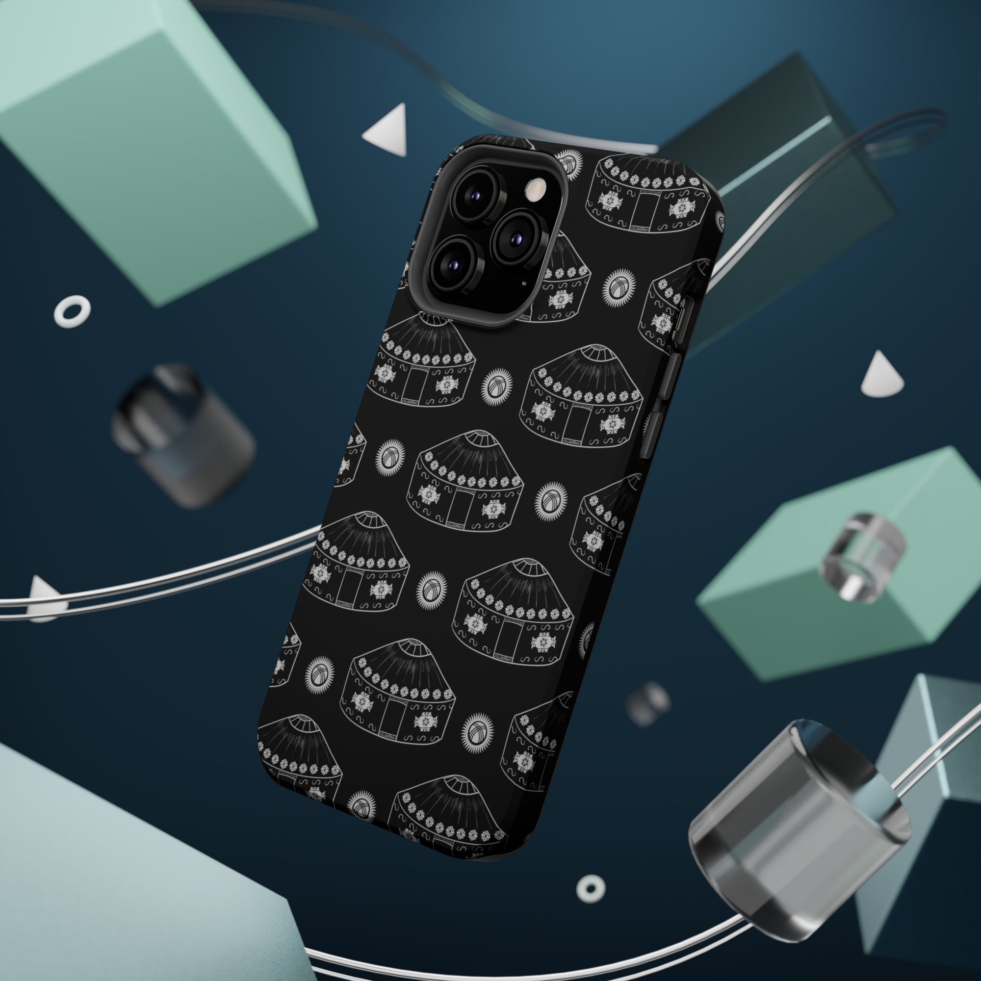 Kyrgyzstan Yurt Pattern MagSafe Tough Cases