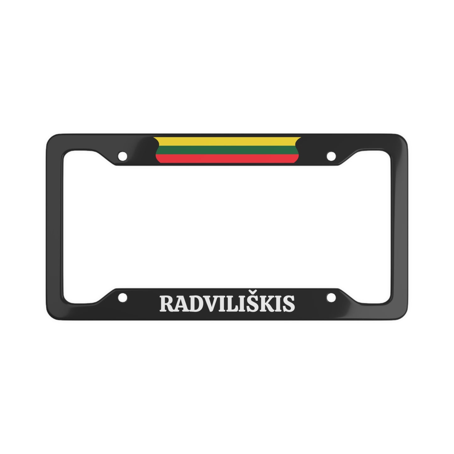 RADVILIŠKIS, Lithuania Flag License Plate Frame