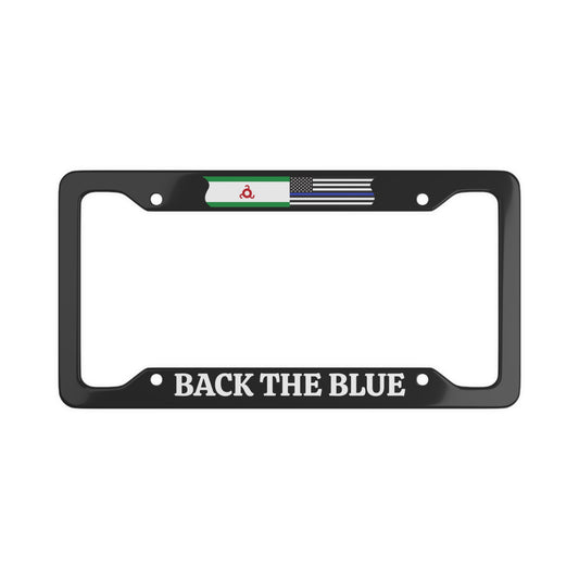 Ingush Back the Blue, US Law Enforcement Appreciation License Plate Frame