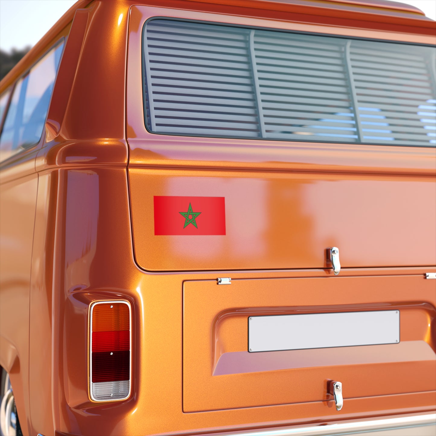 Morocco Flag Bumper Stickers