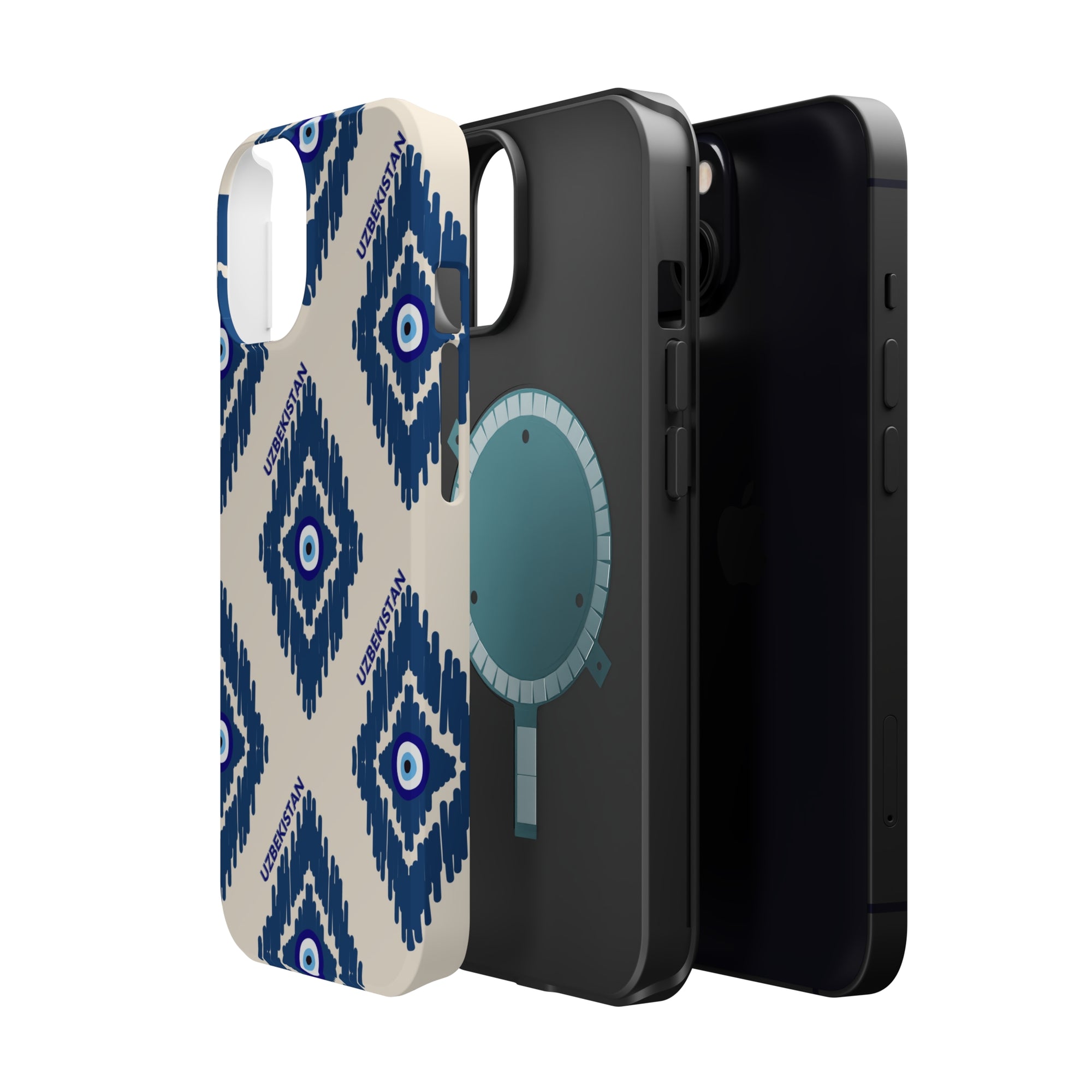 Blue Evil Eye Protection UZB MagSafe Tough Cases