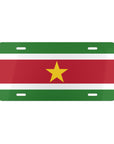 Suriname Flag Vanity Plate
