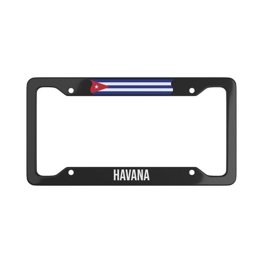 Havana, Cuba Car Plate Frame