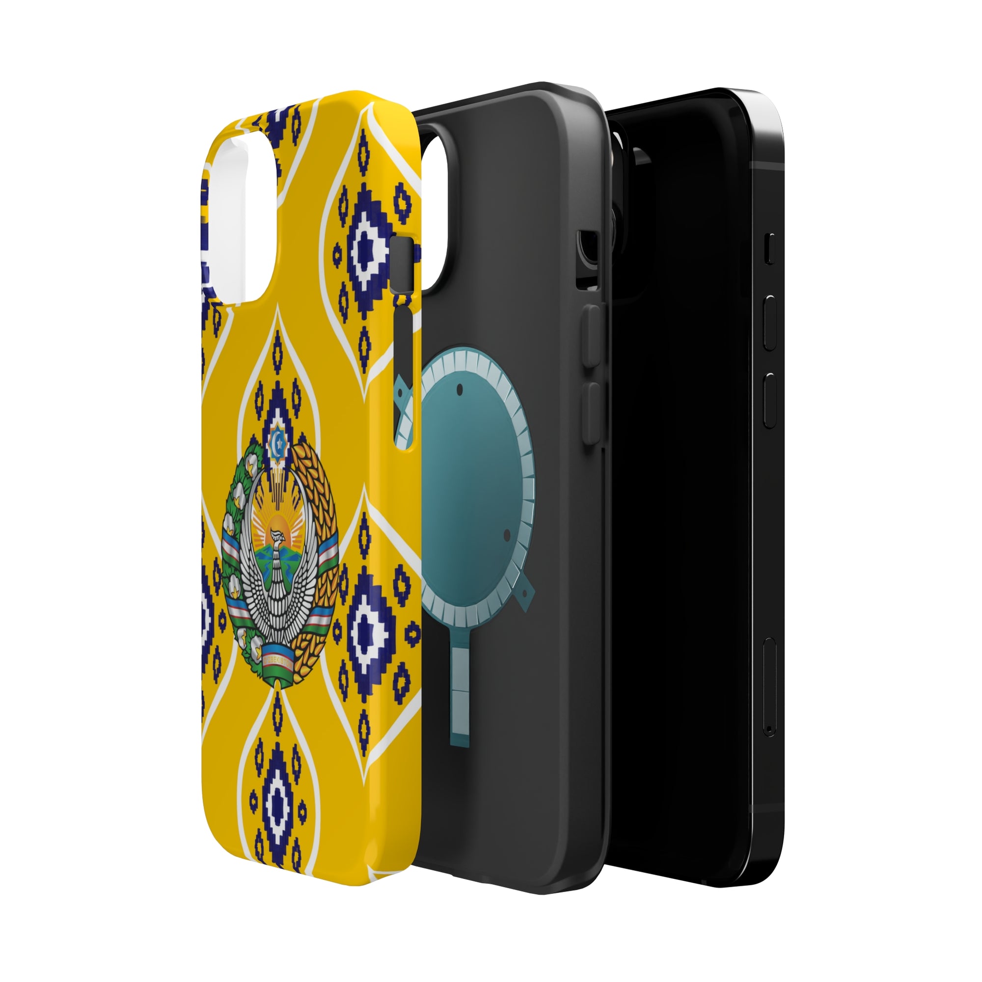 Yellow National Emblem MagSafe Tough Cases
