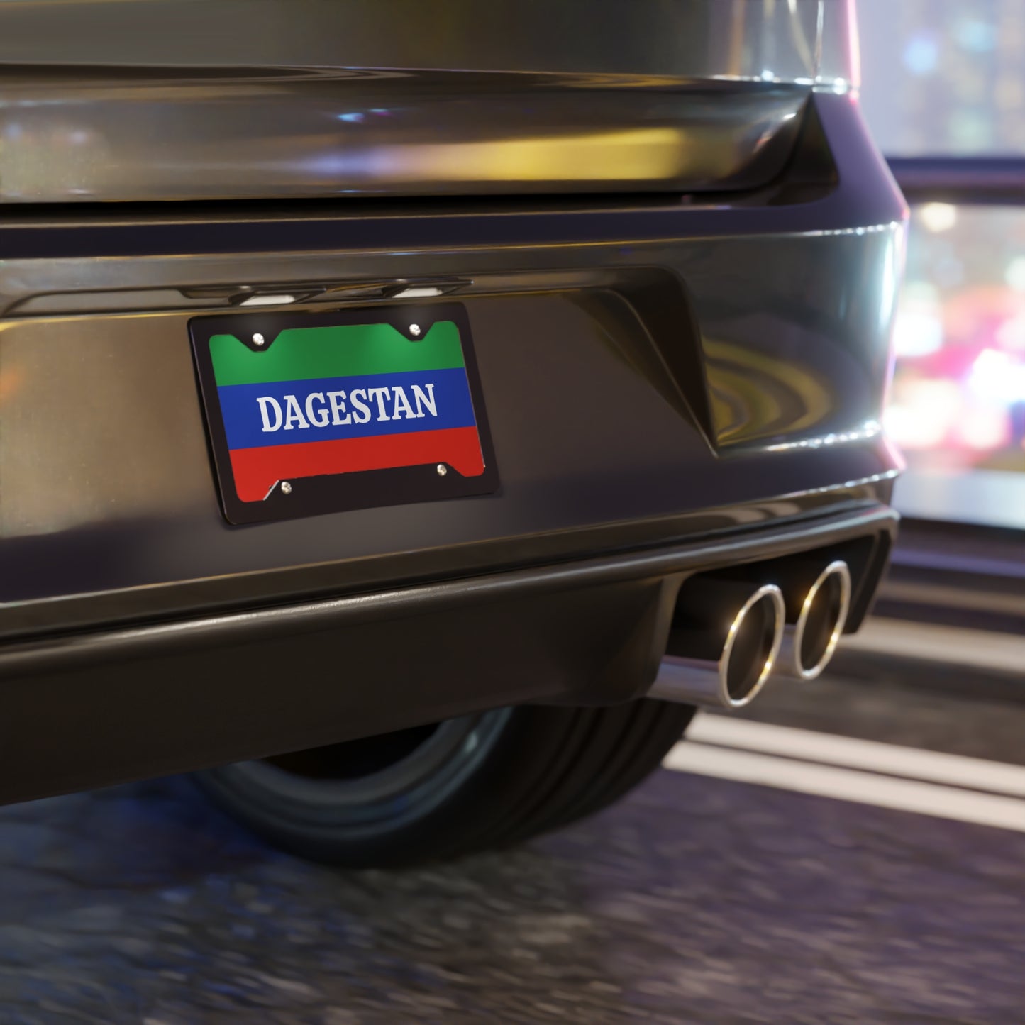 Dagestan Flag Vanity Plate