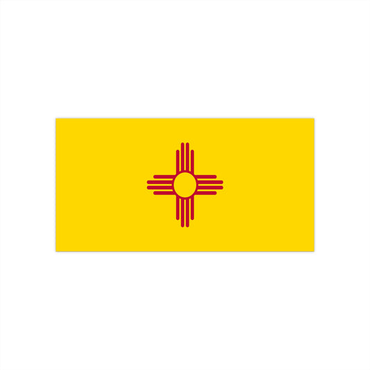 New Mexico Flag Bumper Stickers