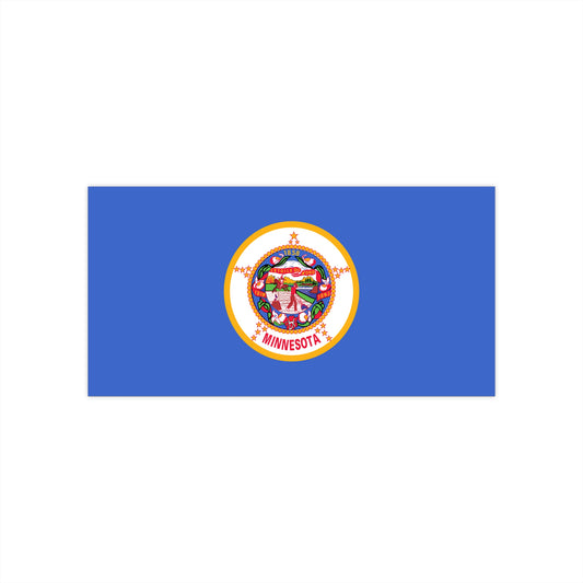 Minnesota Flag Bumper Stickers