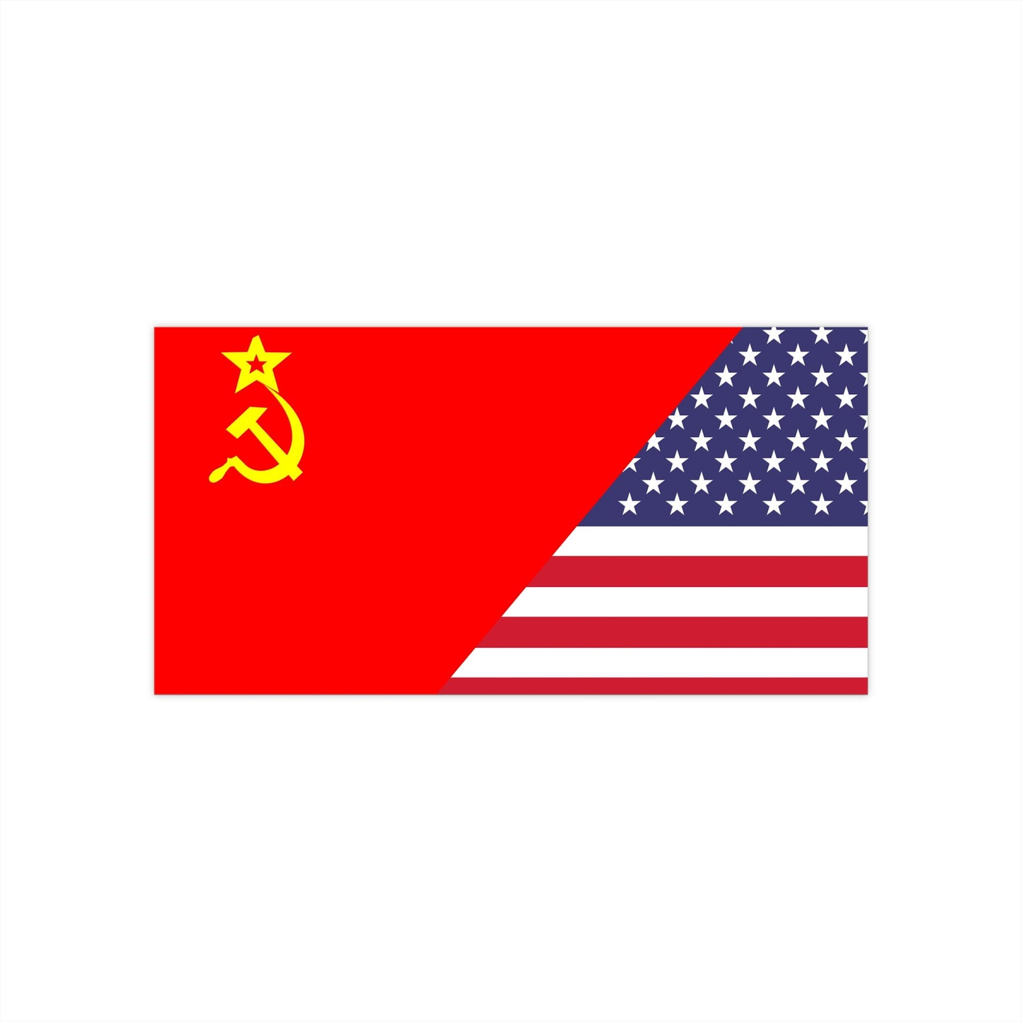 USSR /СССР American Flag Bumper Stickers