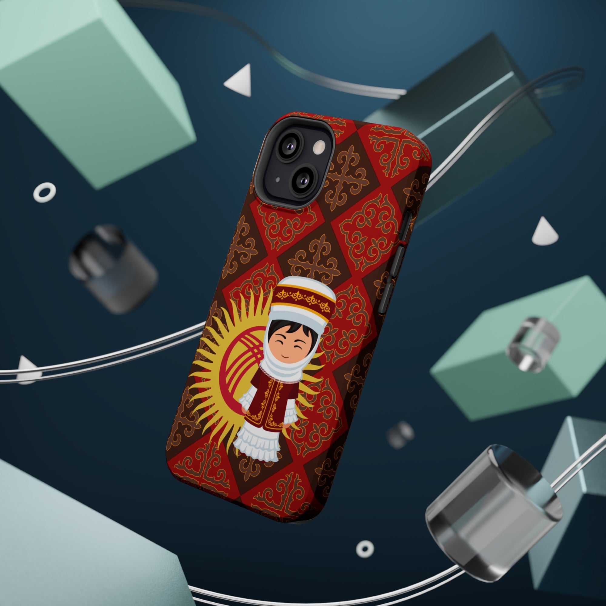 Kyrgyzstan Traditional Clothing MagSafe Tough Cases