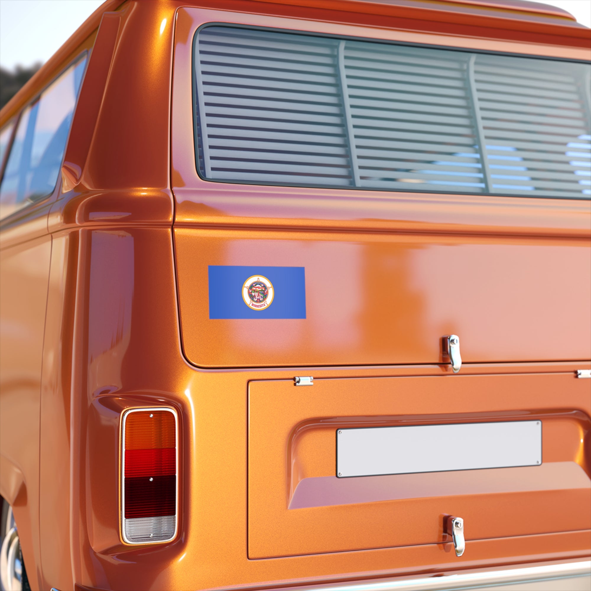 Minnesota Flag Bumper Stickers